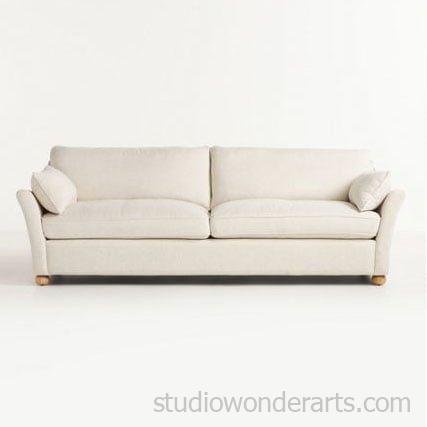 Chilean Large 3 Seater sofa in White