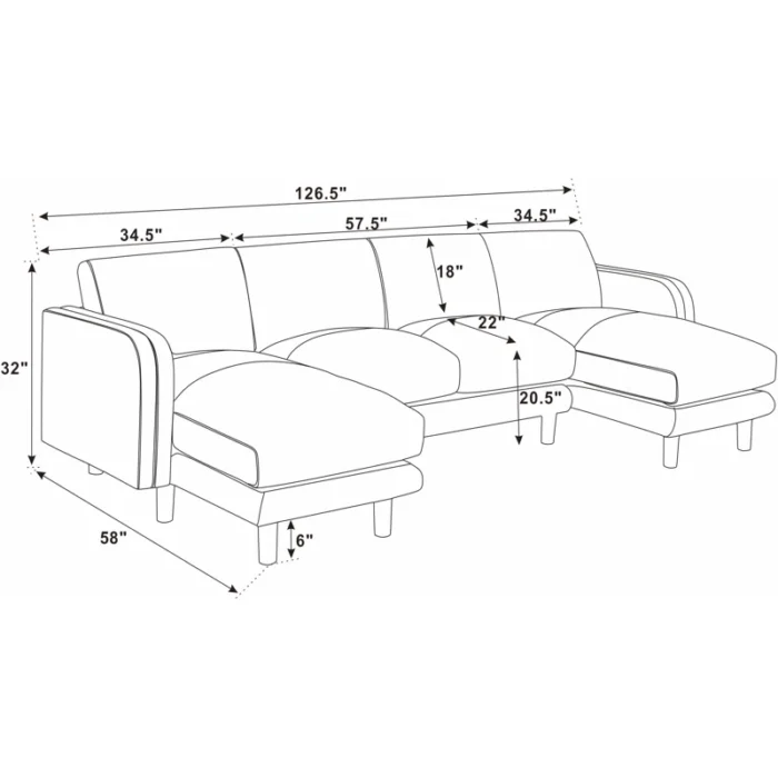 Aravinthan3 PieceUpholsteredSectional 8