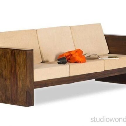 Solid Sheehsam Wood Sofa Set