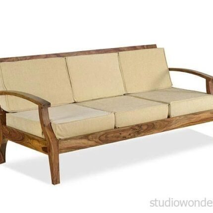 Joy 3/4/5 Seater Sleek Solid Wood Sofa Set