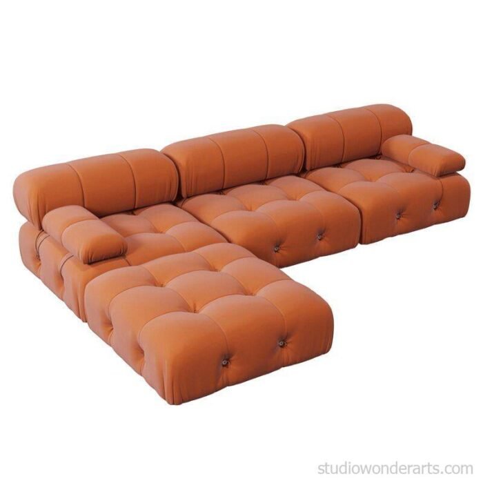 Kelvin Modular 3 Seater Sofa With Ottoman