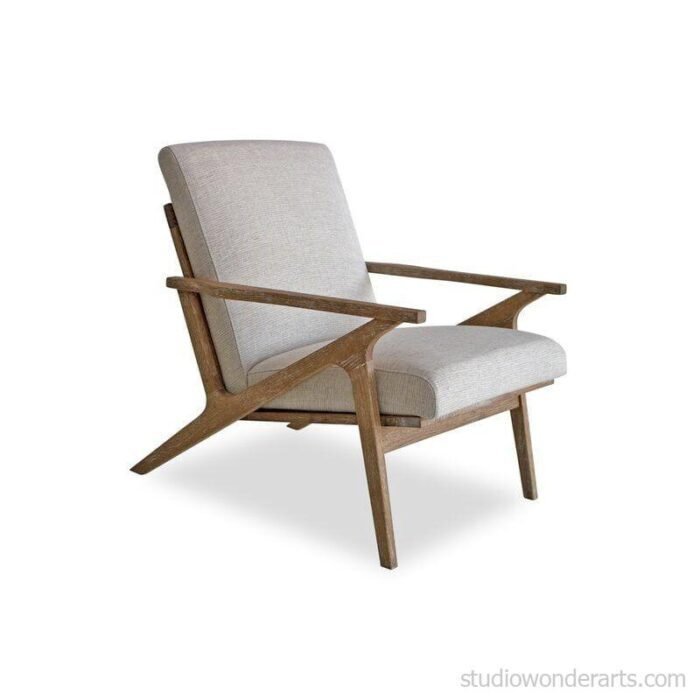 Joy 30" Sedar Solid Wood Lounge Chair