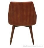 Colville Solid Wood Arm Chair In Teak Finish 1