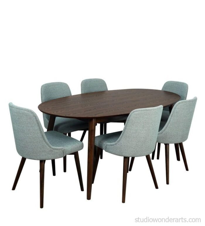 Haruka 6 Seater Solid Wood Dining table