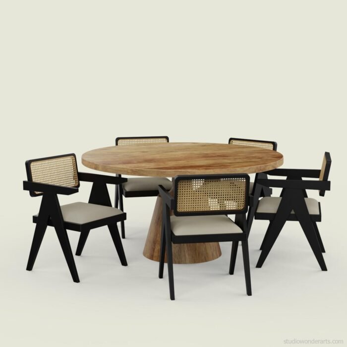 Pedestal Round Dining Set