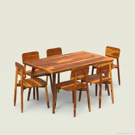 Helena Solid Wood Dining Table Set - Large 6 Seater/150 cm