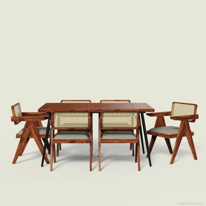 Rattan Dining Set 6 Seater