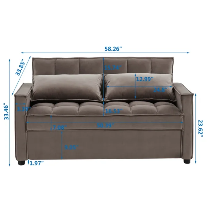 Kishana58.26UpholsteredLoveseat 39