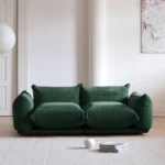 Waltman Green 78" 3 Seater Upholstered Sofa