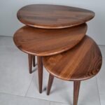 Wooden Set of 3 Nesting Table