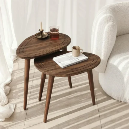 Oval Center Table Set of 2