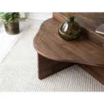 Set of 2 Center Table in Solid Wood