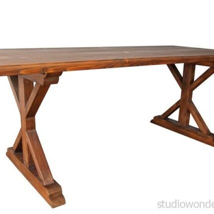 Farmhouse Solid Wood Dining Table