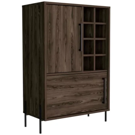 Essiah 25'' Wooden Bar Cabinet