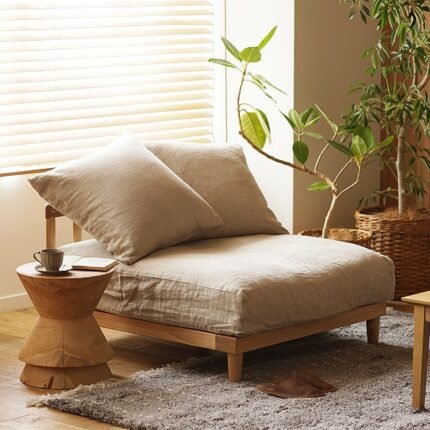 Rezo Solid Wood Lounge Sofa Couch