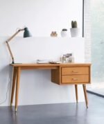 Tikamoon Kort Solid Wood Desk with Drawers