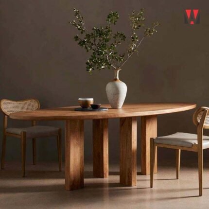 Four Hands Cree Oval Solid Wood Dining Table