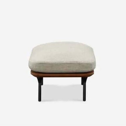 Wayne Accent Ottoman in Solid Wood