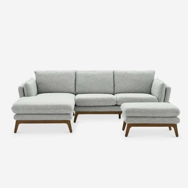 Remi Left Chaise Sectional Sofa With Ottoman Mineral Front 1658988950