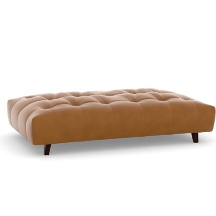 Baxton Leather Ottoman